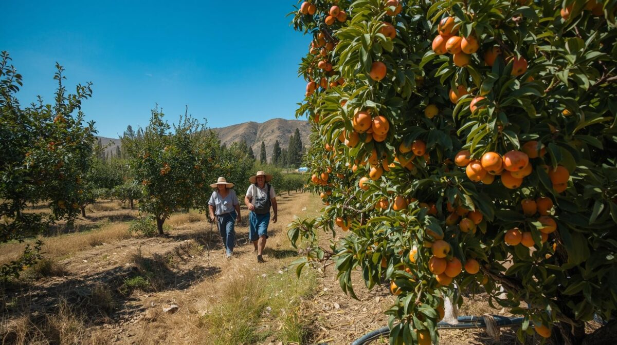 agricultores en el campo
