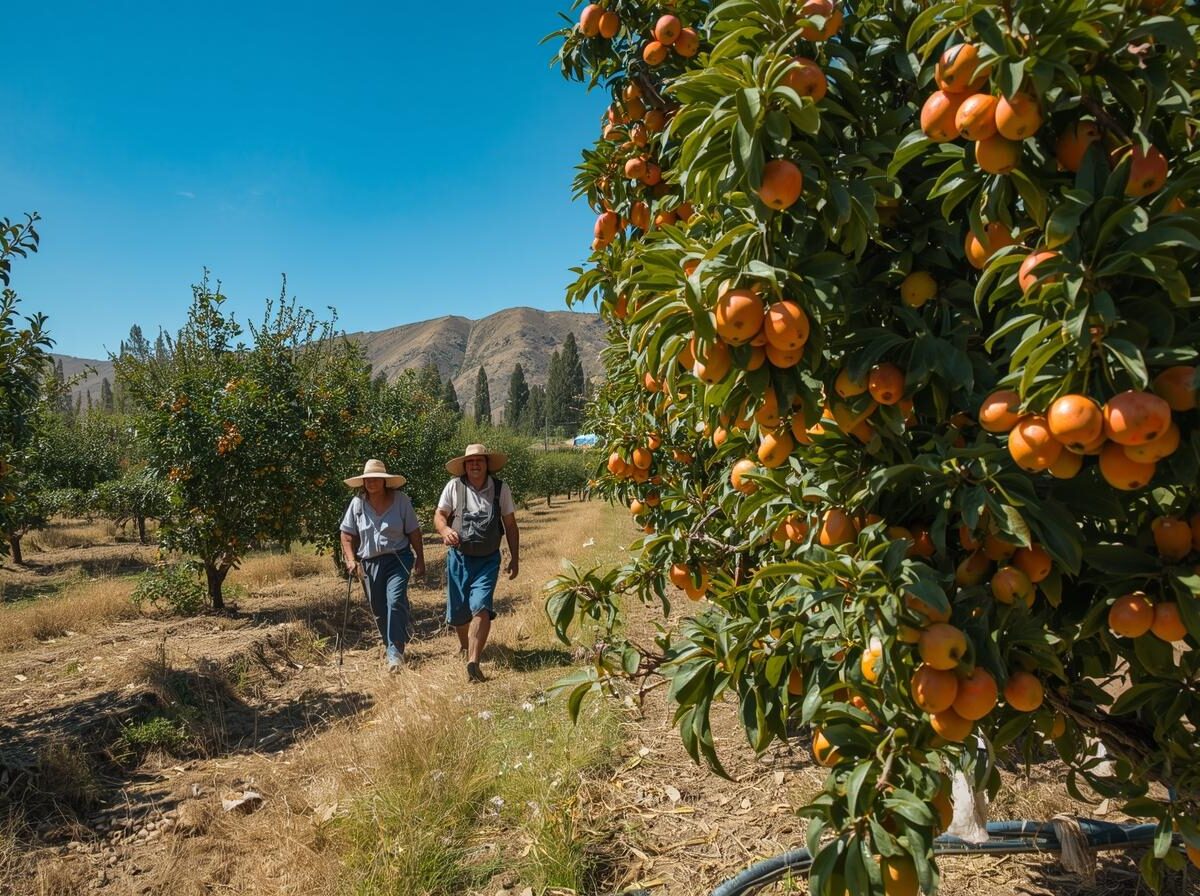 agricultores en el campo