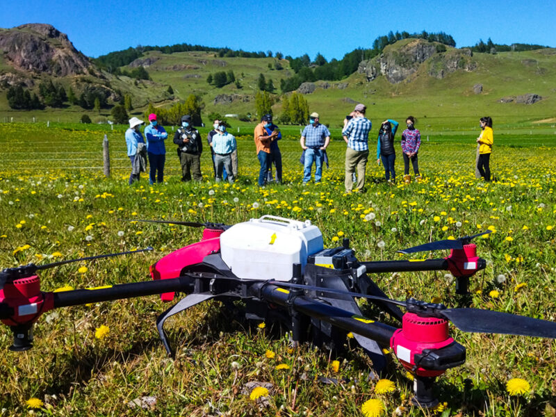 Innovación agrícola en Chile con uso de tecnología y agricultura de precisión.