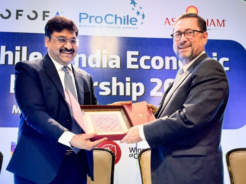 Chile busca atraer inversiones desde India, fortalecer el comercio bilateral y posicionarse como plataforma confiable para América Latina.